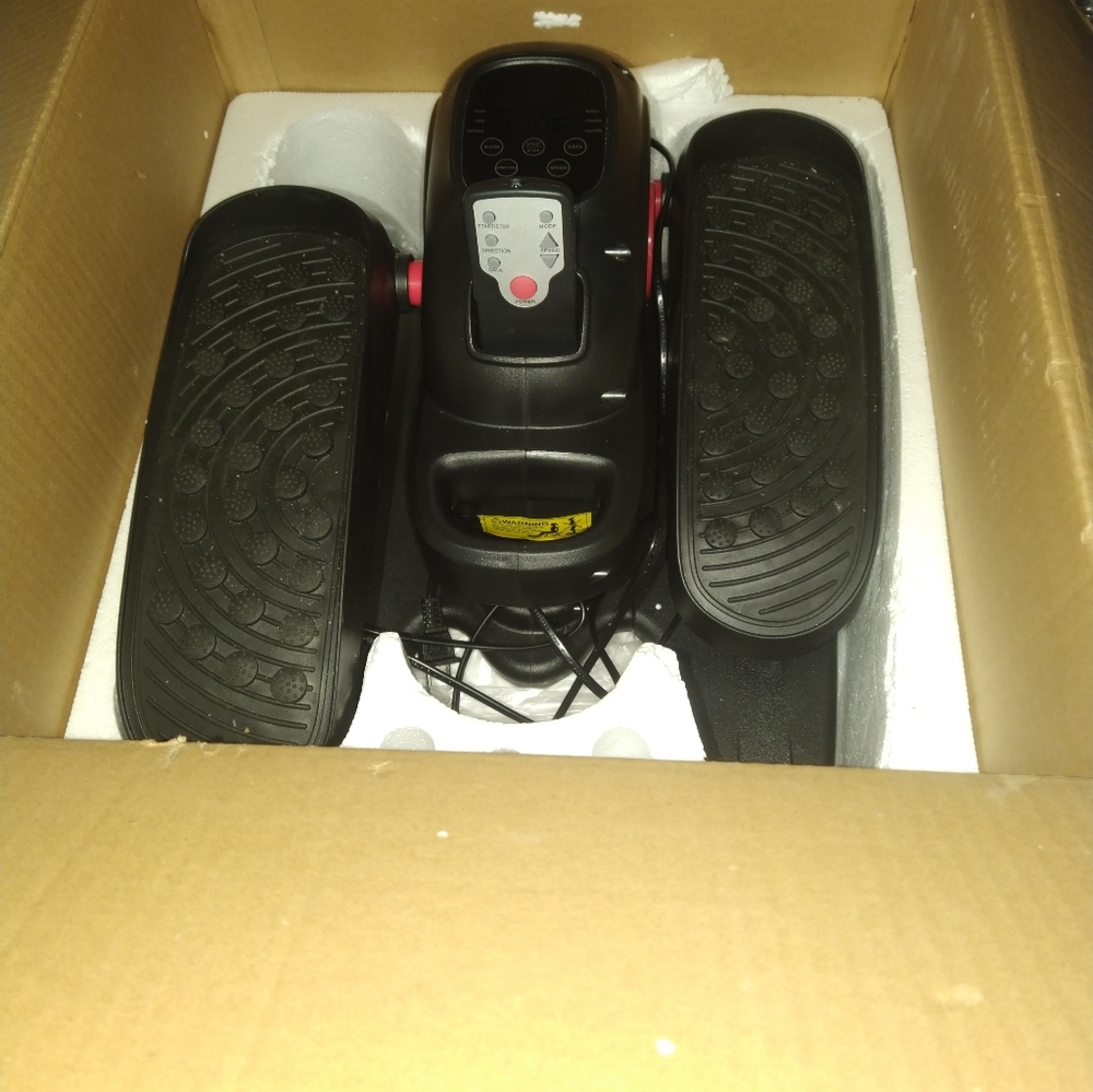 Electric Foot Massager with Remote Control - Black